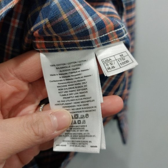 Brooks Brothers Regent The Original Polo Shirt Button Down Size Medium - Picture 4 of 6